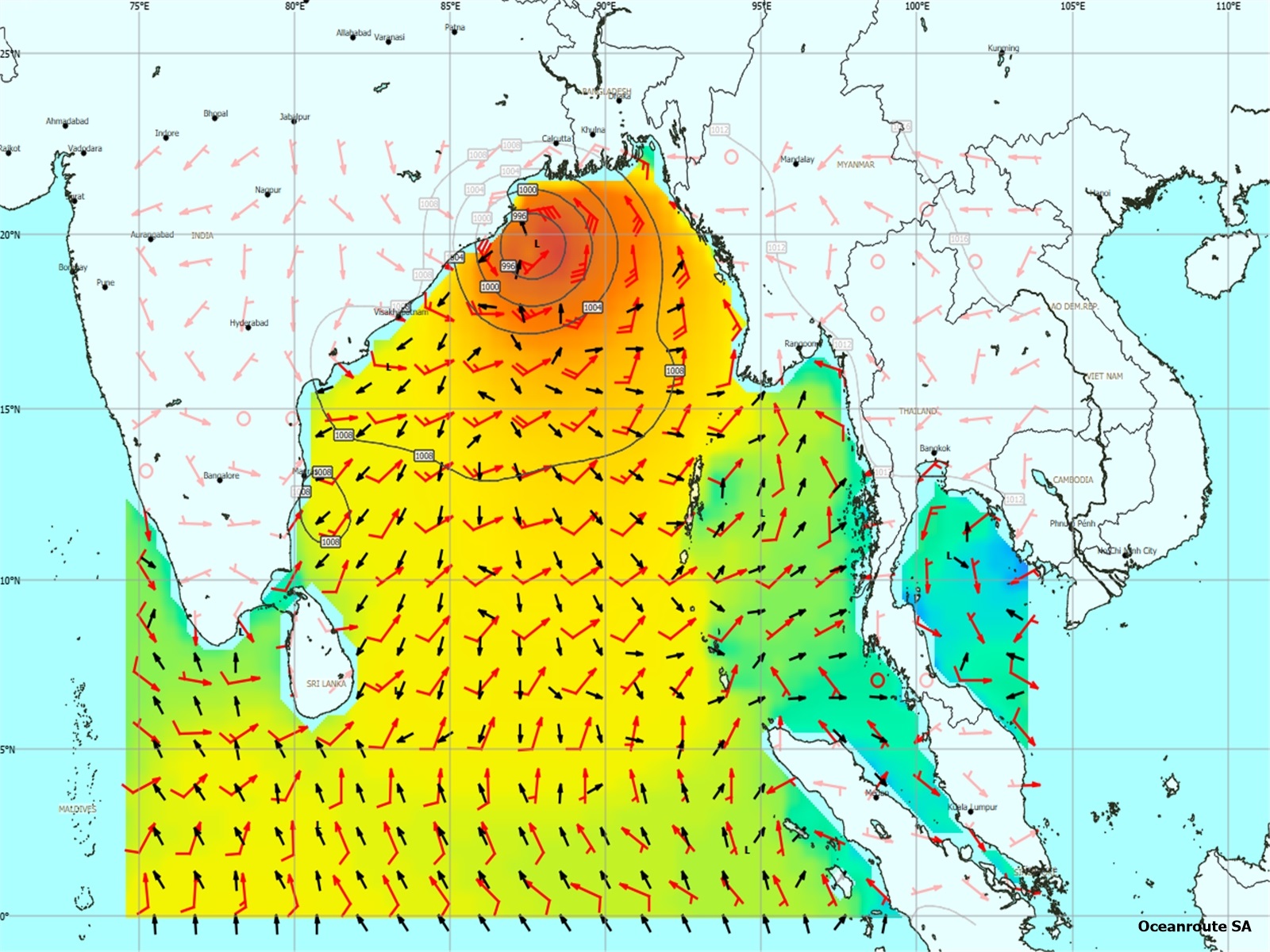 Oceanroute SA Weather Routing Services Daily Weather Forecasts